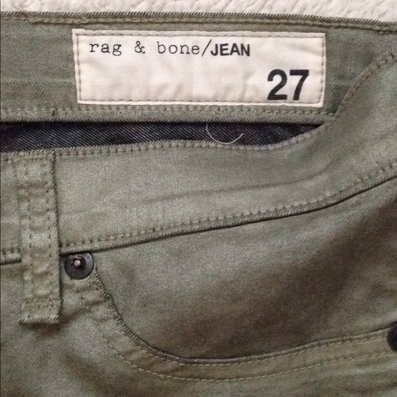 ๐HP X2๐Rag & Bone Metallic Coated Skinny Jeans - Picture 7 of 8